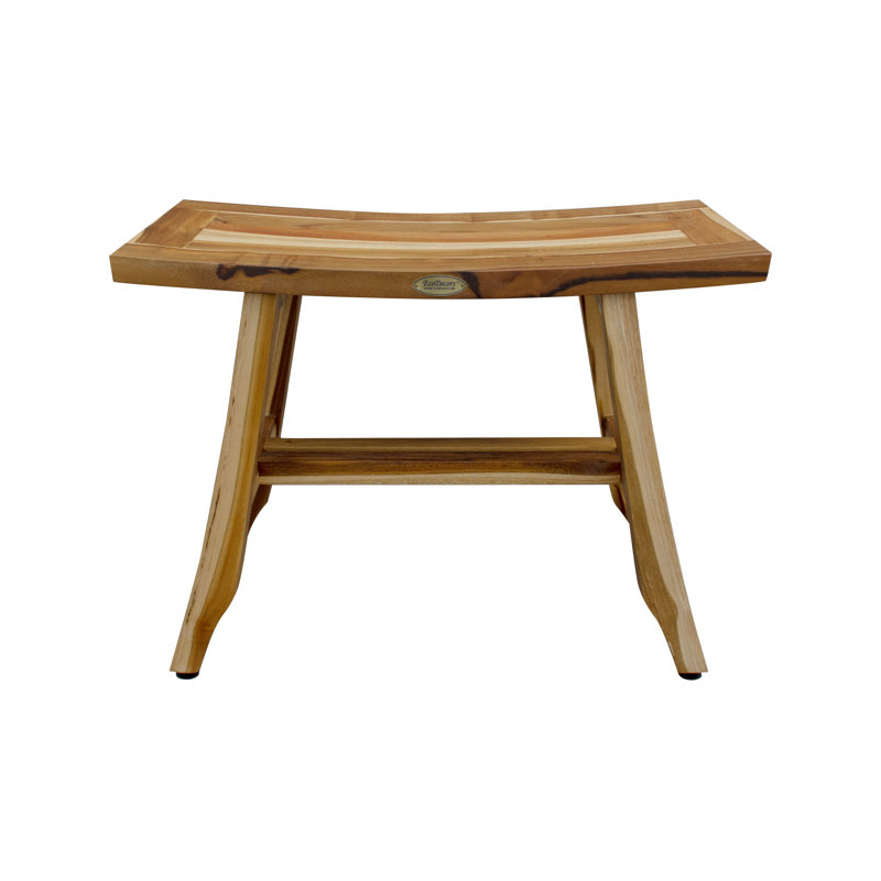 EcoDecors Satori Teak Shower Bench & Reviews Wayfair